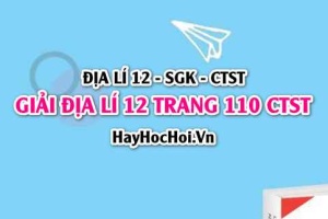 Giải Địa lí 12 trang 110 Chân trời sáng tạo SGK